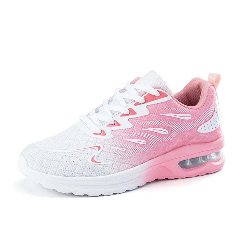 Women Casual Shoes Fashion Sports Shoes Comfortable Breathable Light Air Cushion Anti Slip Wear-Resistant Women Running Footwear