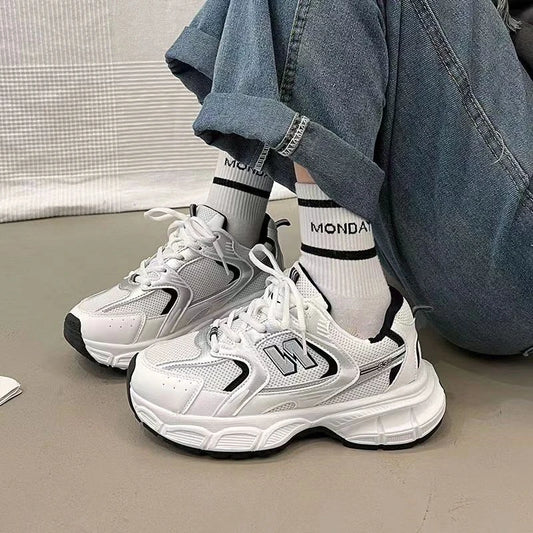 Women's casual classic sports shoes 2025 fashion heightening outdoor non-slip sports shoes luxury brand women's casual shoes