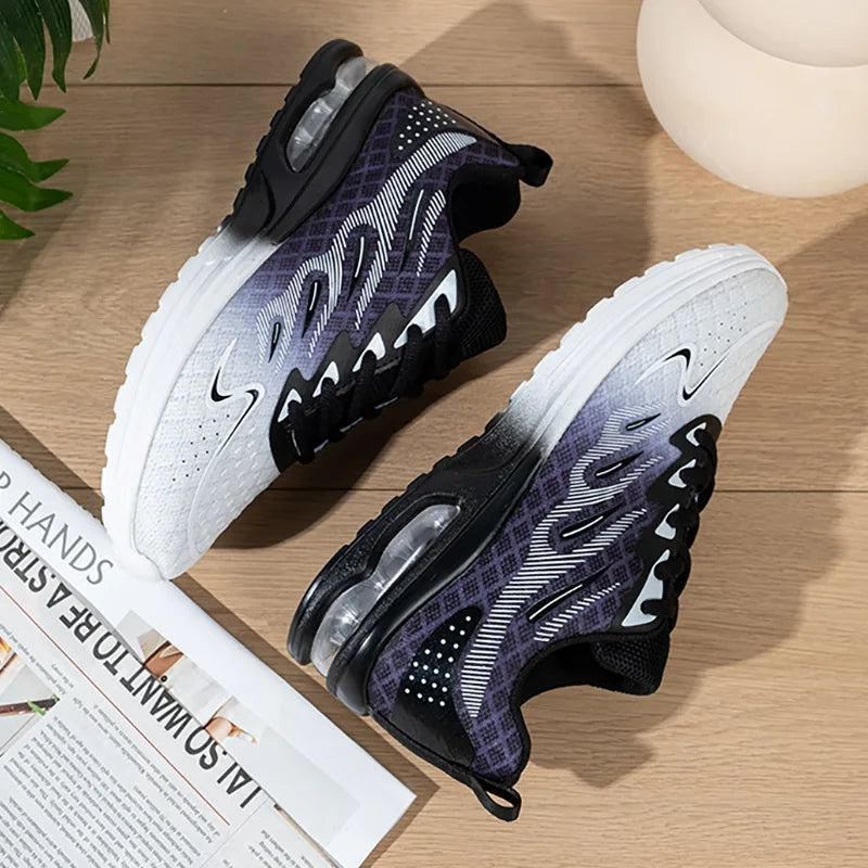 Women Casual Shoes Fashion Sports Shoes Comfortable Breathable Light Air Cushion Anti Slip Wear-Resistant Women Running Footwear