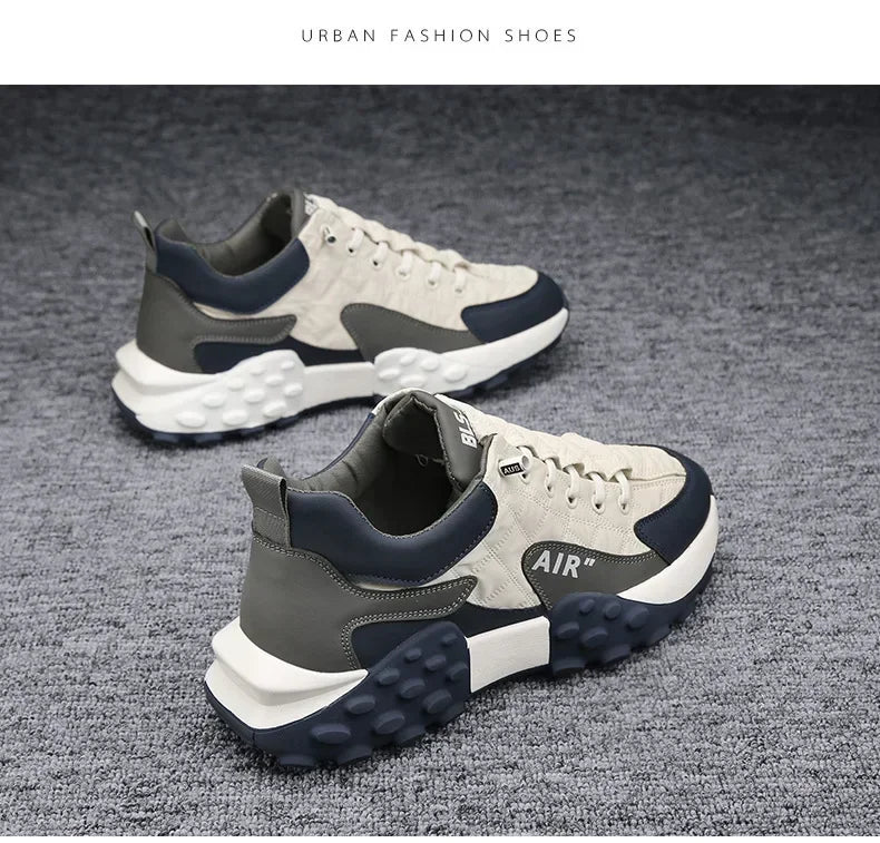Men Shoes Platform Male Sneakers 2025 New Vulcanized Shoes for Men Casual Running Shoes Large Size 45 46 Hot Sapatos Masculinos